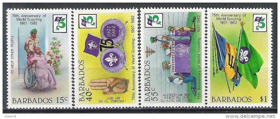 Barbades N° YVERT 560/63 NEUF ** - Barbades (1966-...)