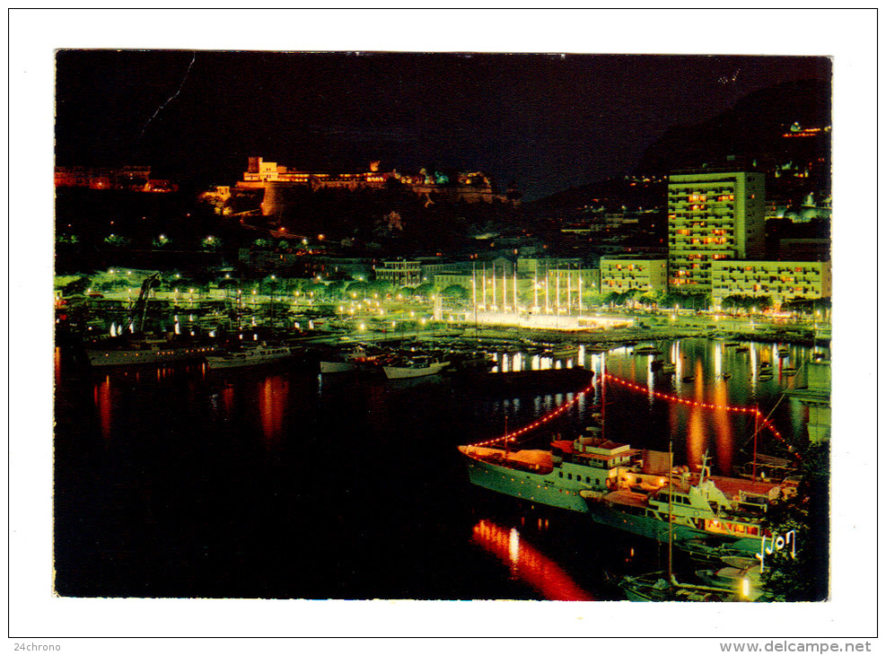Monaco: Le Port Et Monaco La Nuit (13-3262) - Porto