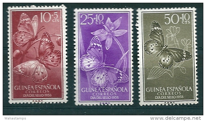 Spanish Guinea 1958 SG 441-3 MNH** - Guinée Espagnole