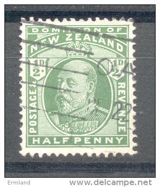 Neuseeland New Zealand 1909 - Michel Nr. 122 O - Usados