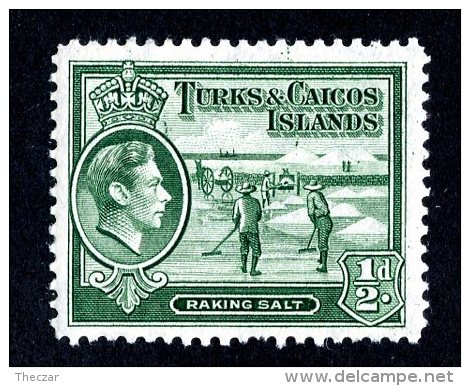 2594x) Turks & Caicos 1938 - SG #195 / Sc #79   M* - Turks E Caicos