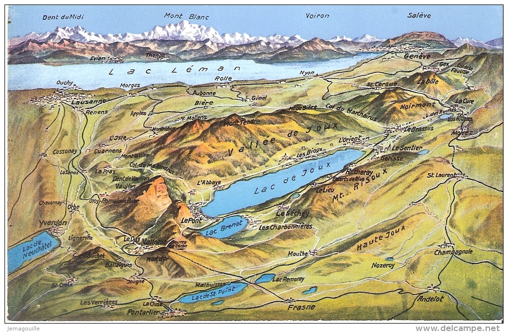 La Vallée De Joux Et Le Nord Du Canton - SUISSE - W-7 - Other & Unclassified