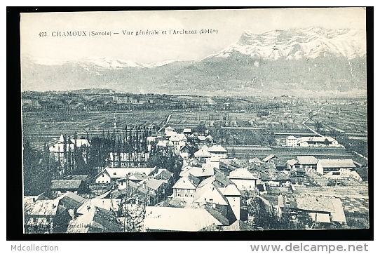 73 CHAMOUX SUR GELON / Vue Générale Et L'Arcluzaz / - Chamoux Sur Gelon