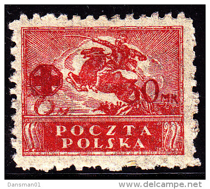 POLAND 1921 Red Cross Fi 122 Mint Hinged - Neufs