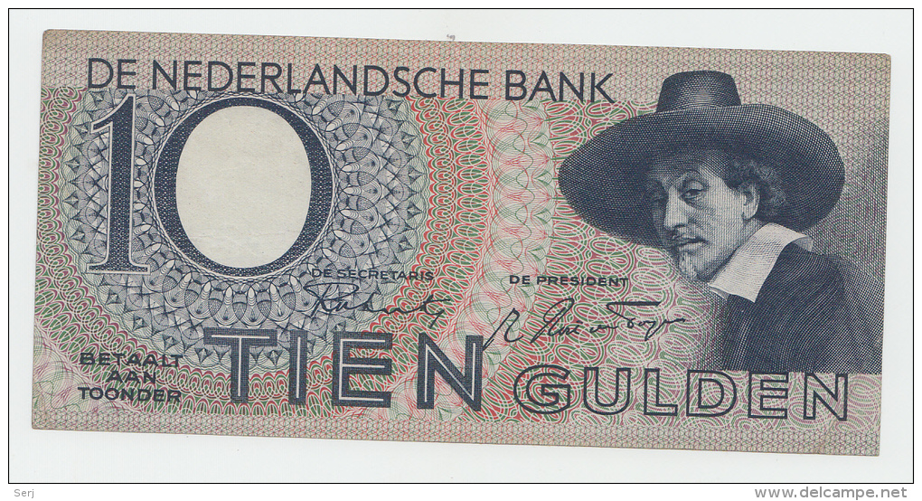 Netherlands 10 Gulden 1943 XF P 59 - 10 Gulden