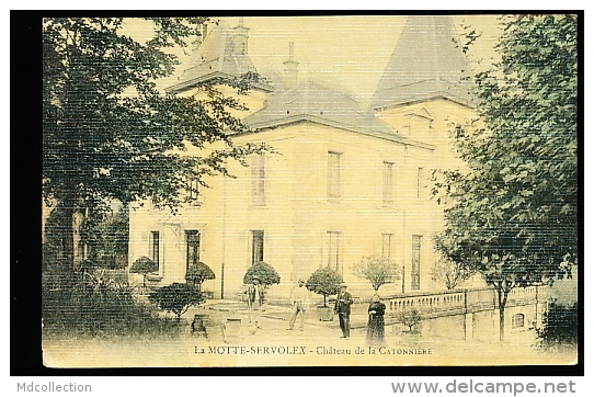 73 LA MOTTE SERVOLEX / Château De La Catonnière /  CARTE COULEUR TOILEE - La Motte Servolex