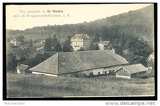 90 ROUGEMONT LE CHATEAU / Vue Générale De Saint Nicolas / - Rougemont-le-Château