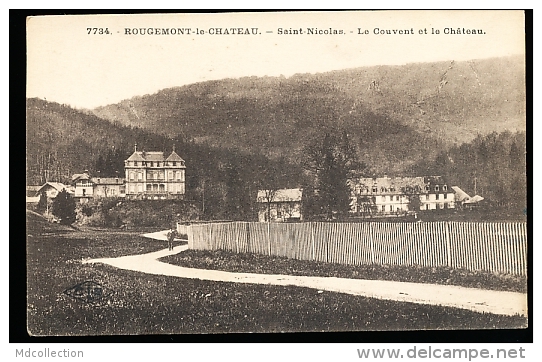 90 ROUGEMONT LE CHATEAU / Saint Nicolas, Le Couvent Et Le Château / - Rougemont-le-Château