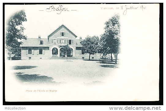 90 VALDOIE / Place De L'Ecole Et Mairie / - Valdoie