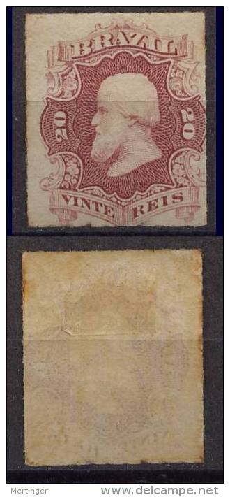 Brazil 1876 Dom Pedro 20R Mi# 31 * Mint - Unused Stamps