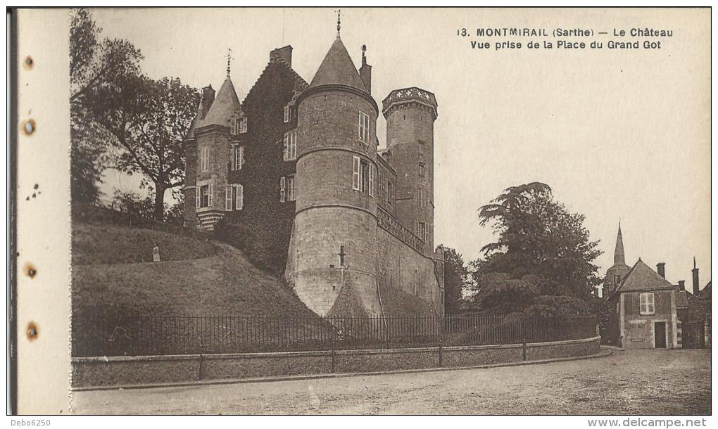 MONTMIRAIL Le Chateau  Vue Prise De La Place Du Grand Got - Montmirail