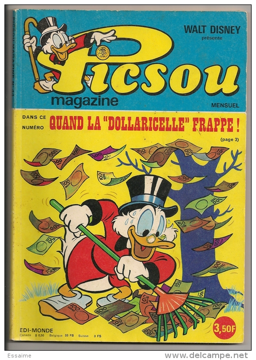 Picsou Magazine N° 44 De 1975. - Picsou Magazine