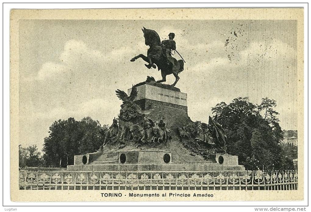 CARTOLINA - MONUMENTO AL PRINCIPE AMEDEO -   VIAGGIATA NEL 1933 - Autres Monuments, édifices