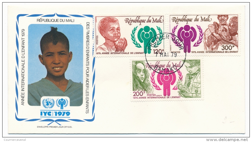 MALI => FDC => Année Internationale De L'Enfance - 3 Valeurs - 1979 - Malí (1959-...)