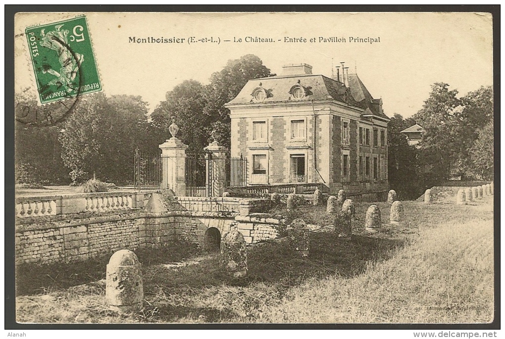 MONTBOISSIER Le Château Entrée Et Pavillon Principal (Lausseda.)  Eure & Loir (28) - Autres & Non Classés