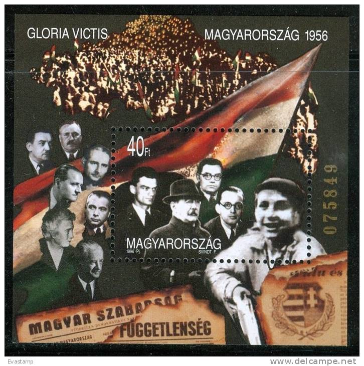 HUNGARY - 1996.Souvenir Sheet - Hungarian Revolution 1956 MNH!! Mi Bl.237 - Nuevos