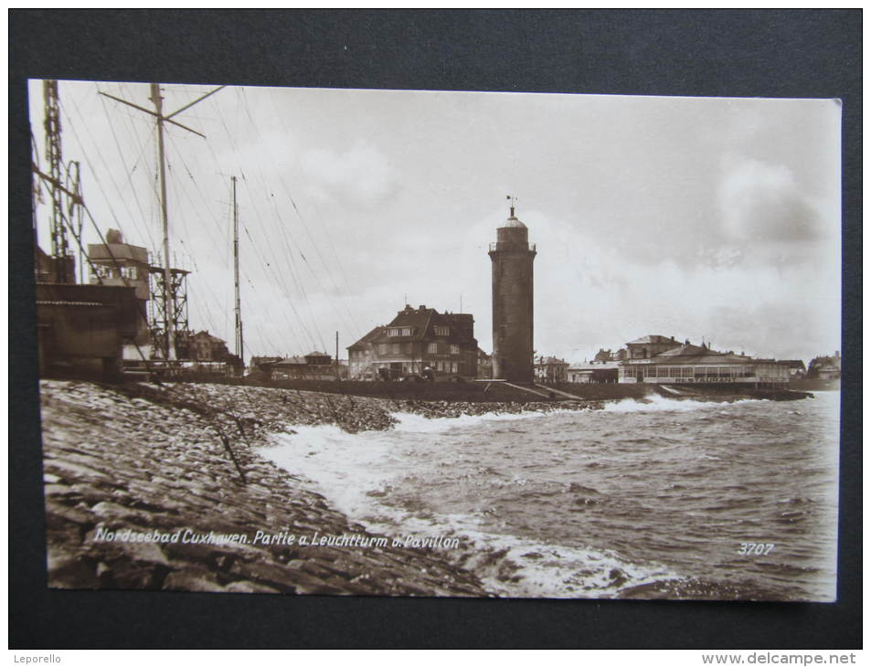 AK CUXHAVEN Leuchtturm Ca.1940  //  D*8758 - Cuxhaven