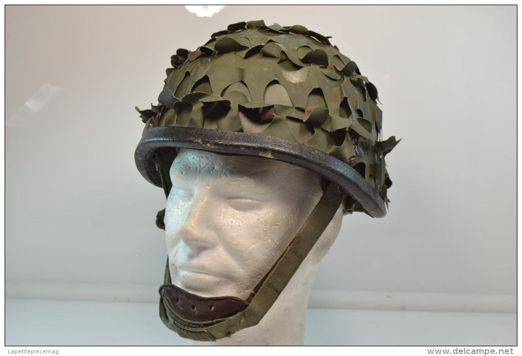 Casque F1 Armée Française Avec Couvre Casque Camouflé Choucroute. Idéal Airsoft / Softair / Paintball - Casques & Coiffures