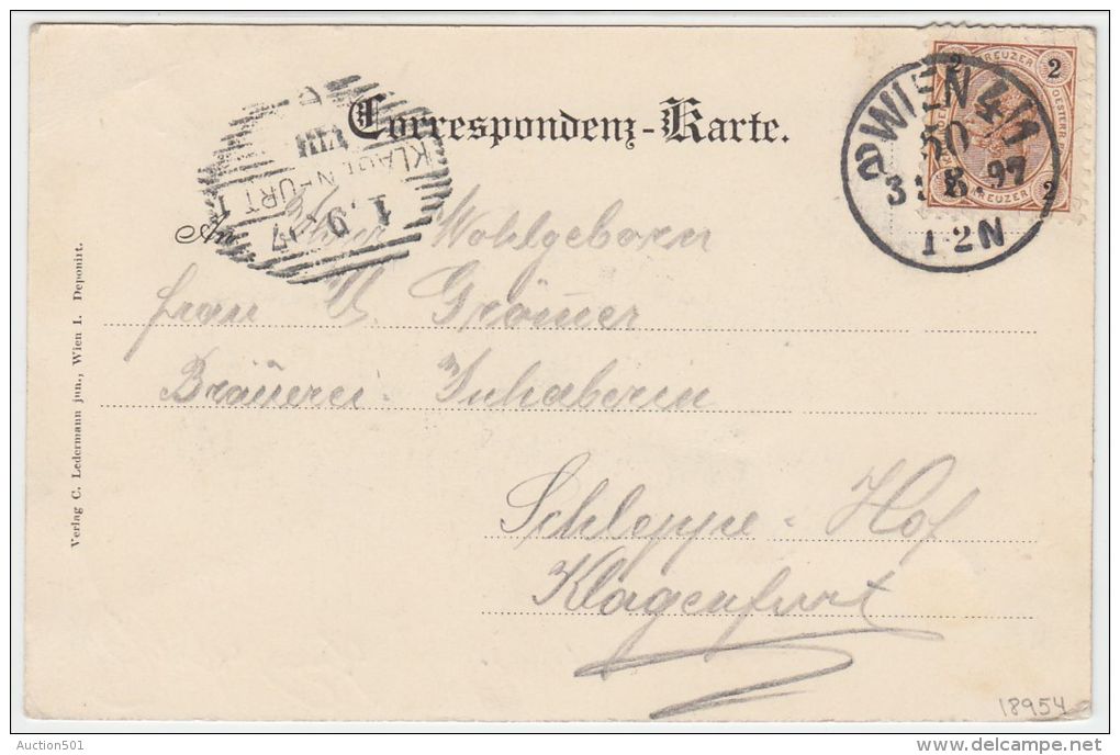 18954g VIENNE - Burgmulik - Place - 1897 - Autres & Non Classés