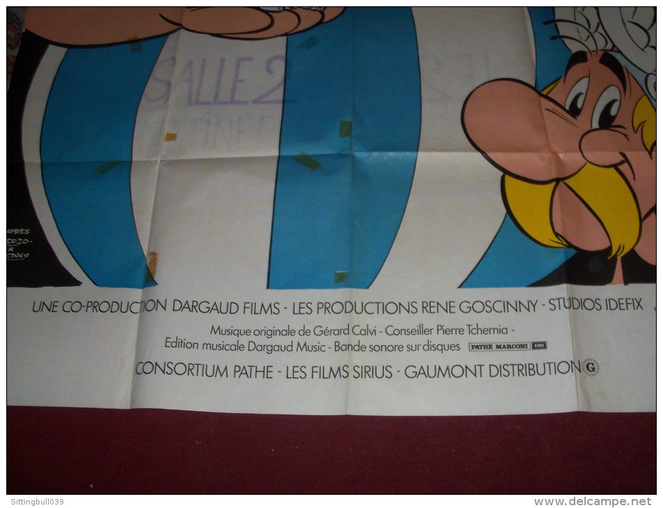 Les 12 Travaux D'Astérix. Grande Affiche Du Film. Dessin Animé Français. 1976. GOSCINNY - UDERZO - Affiches & Posters