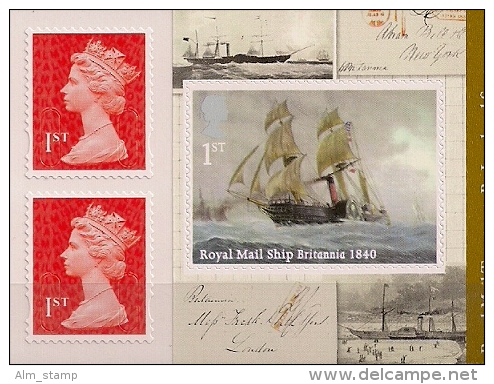 2013 Grossbritannien  Grande Bretagne  Mi. 3524 ** MNH Dampfsegelschiff „Britannia“ - Unused Stamps