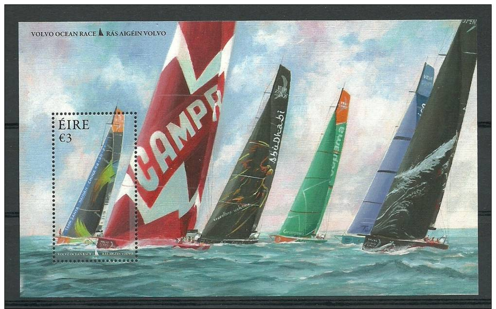 Ierland 2012  Ocean Volvo Race BF 94 *** - Hojas Y Bloques