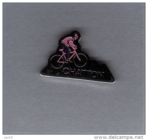 Pin´s  Sport  CYCLISME, CHATTON  Distributeur - Radsport