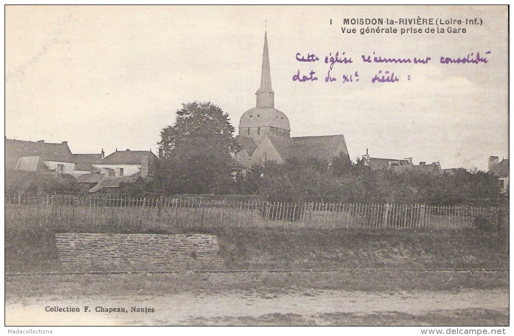 Moisdon-la-Rivière (44) Vue Générale Prise De La Gare - Moisdon La Riviere