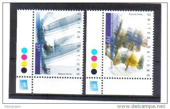 ESS612 UNO NEW YORK 2005 MICHL 984/85  ** - Altri & Non Classificati