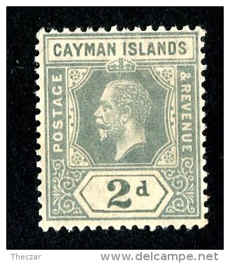 2638x)  Cayman Is 1912 - SG #43 / Sc #35 M* - Caimán (Islas)