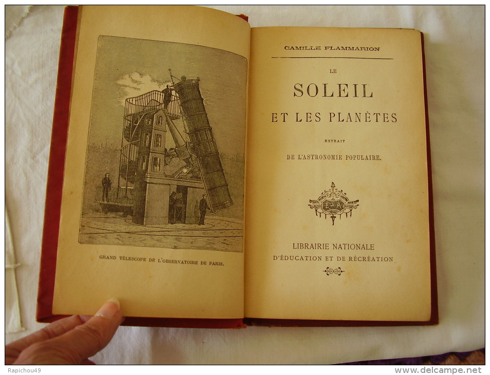 LE SOLEIL ET LES PLANETES - 4è Série Grand In-8°- CAMILLE FLAMMARION - 1901-1940