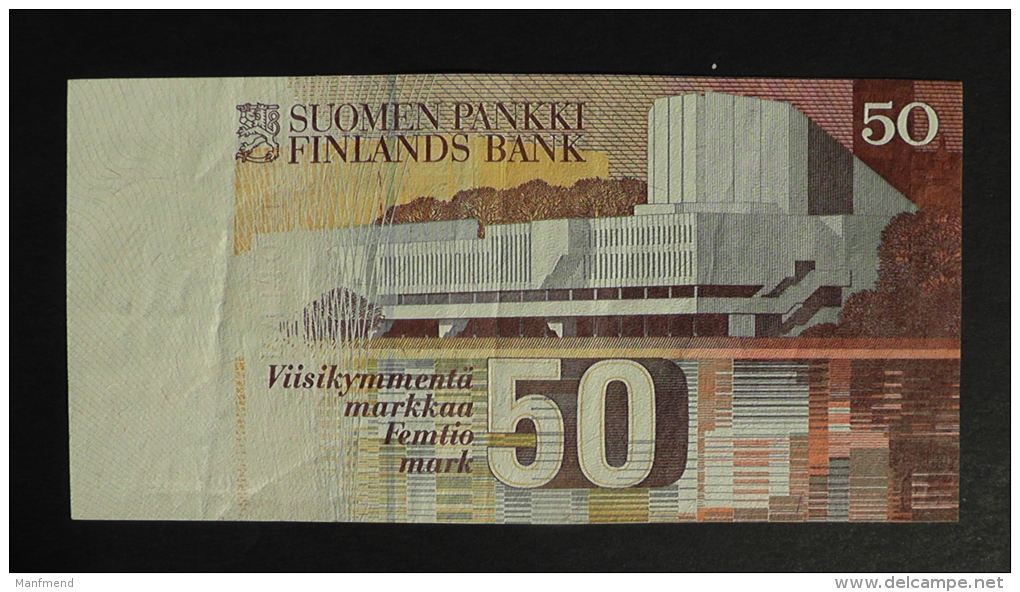 Finland - 50 Markkaa - 1991 - P 118 - VF+ - Look Scan - Finnland