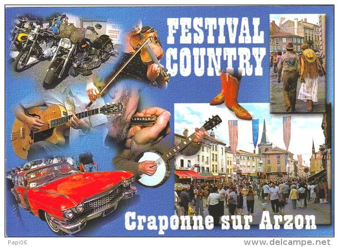 43.- CRAPONNE Sur ARZON. FESTIVAL COUNTRY Et WESTERN (violon, Guitare, Automobile) - Craponne Sur Arzon