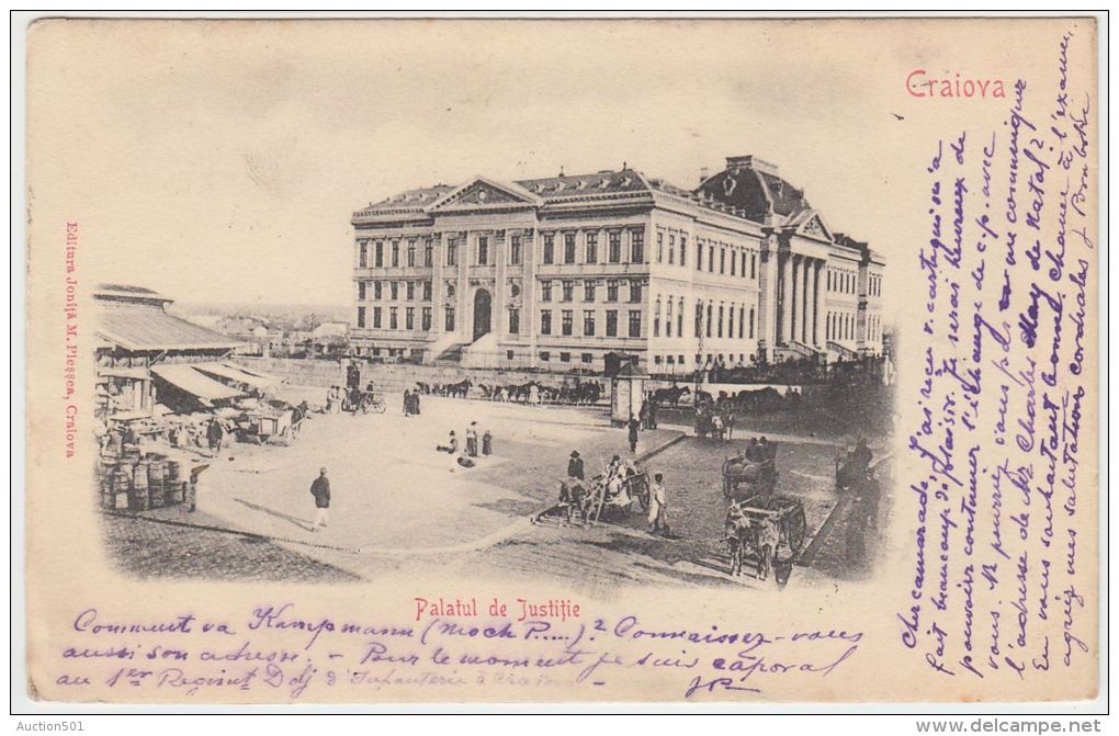 18981g CRAIOVA - Palatul De Justitie - 1904 - Rumania