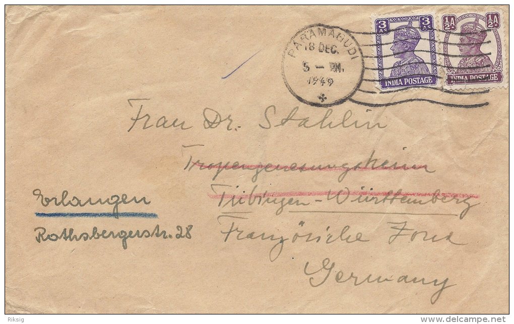 Letter Sent To Germany 1949.  # 722 # - Brieven En Documenten