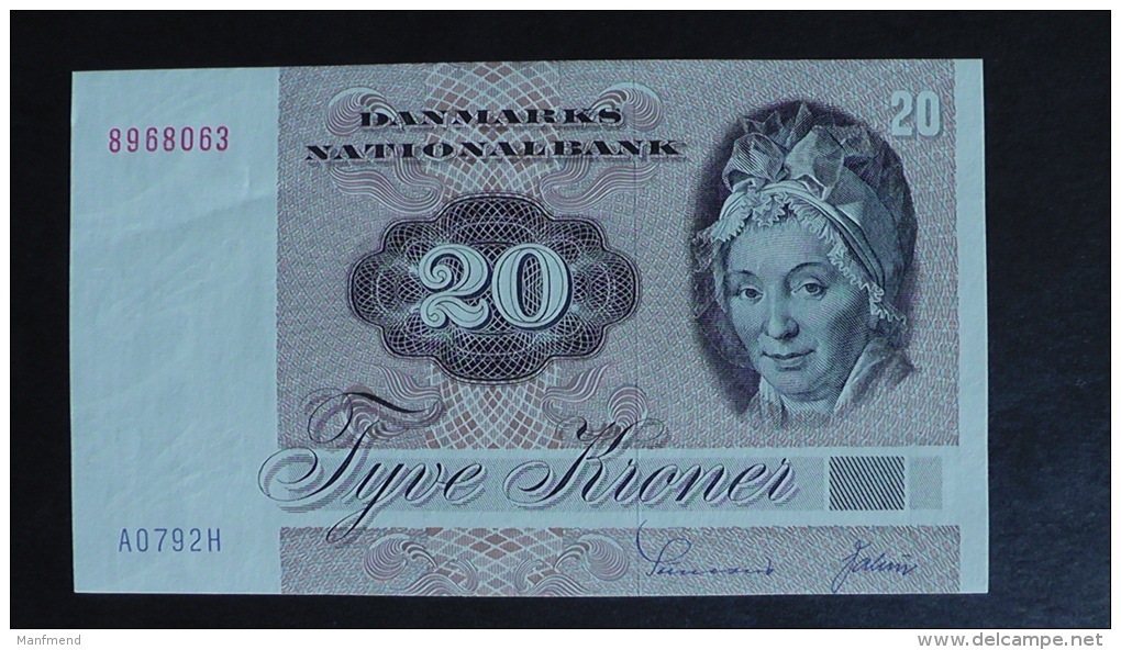 Denmark - 20 Kroner - 1979 - P 49 - XF+ - Look Scan - Dänemark