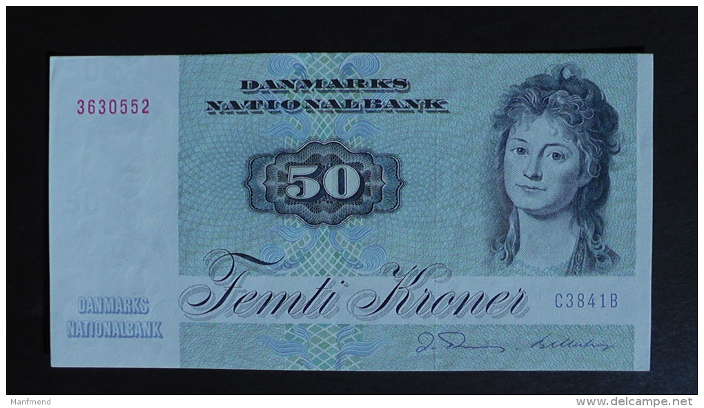 Denmark - 50 Kroner - 1982-90 - P 50c - XF - Look Scan - Dänemark