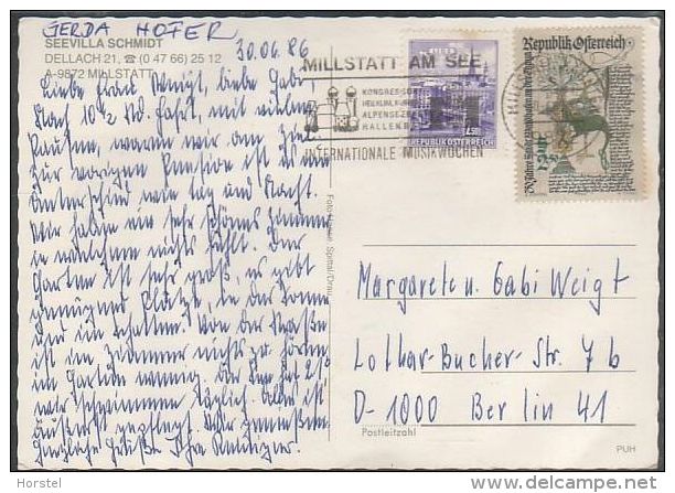 Austria - 9772 Dellach Im Drautal - Seevilla Schmidt - Nice Stamps - Spittal An Der Drau