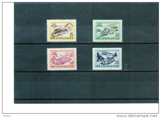 Triest Zone B (STT-VUJA) 1953 Sport Michel 98-101 Postfrisch / MNH - Ungebraucht