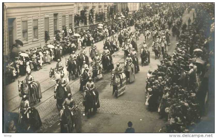 Bruxelles -  Ensemble De 10 Cartes-photo Du Cortège "Fête De L´Indépandance Belge" - Festivals, Events