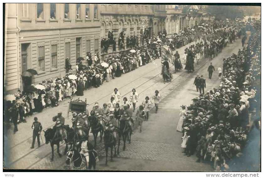 Bruxelles -  Ensemble De 10 Cartes-photo Du Cortège "Fête De L´Indépandance Belge" - Festivals, Events