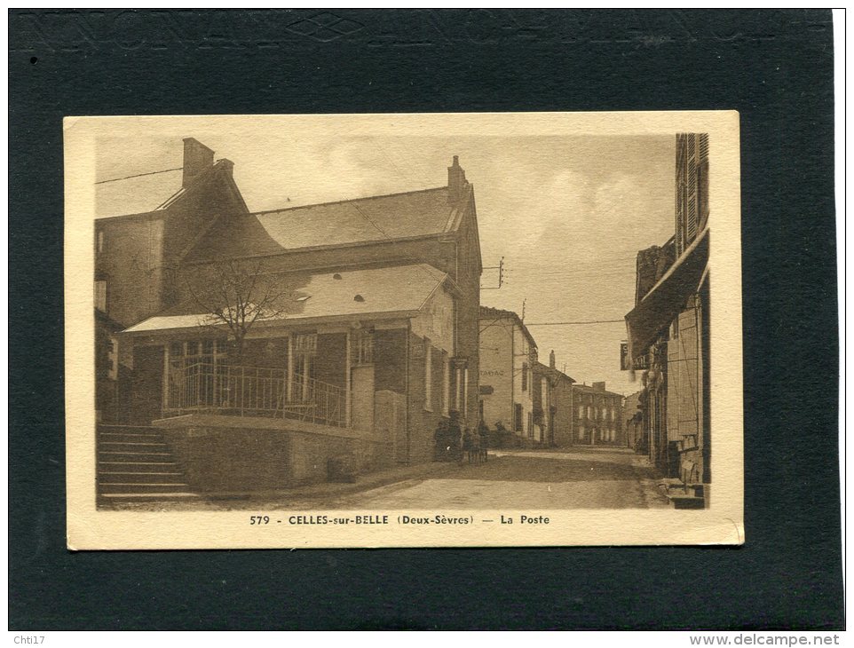 CELLE SUR BELLE LA POSTE  /  CIRC  OUI 1942 - Celles-sur-Belle