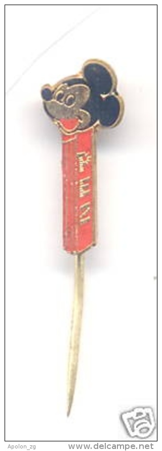 MICKEY MOUSE- Pez WALT DISNEY Dispenser 1970s Hat Stick Pin - Otros & Sin Clasificación
