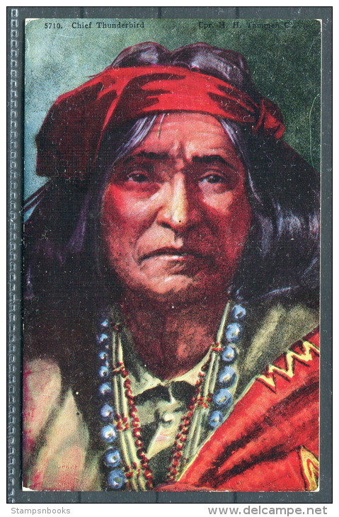 US Native American Navajo Red Indian Chief Thunderbird - Unclassified