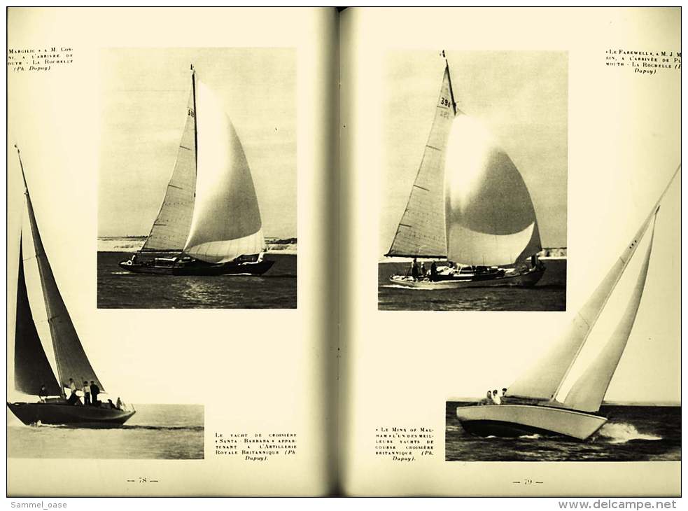 1950  Yachting  -  Visages De La Marine  -  Fachbuch über Segelschiffe  -  Von Jean Peytel - Schiffe