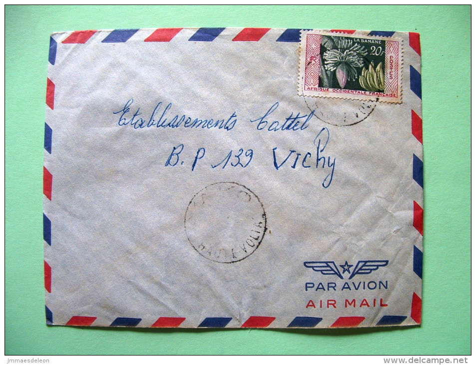 French West Africa - Upper Volta 1958 Cover To France - Bananas - Brieven En Documenten