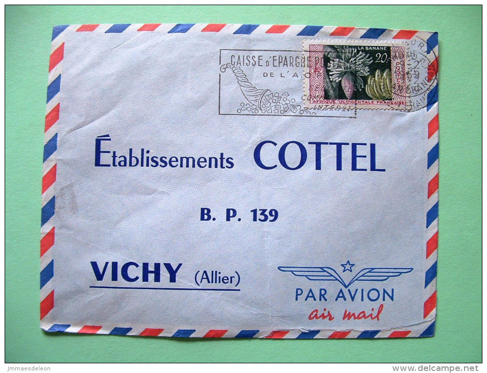 French West Africa - French Sudan - 1959 Cover To France - Bananas - Caisse D'epargne - Brieven En Documenten