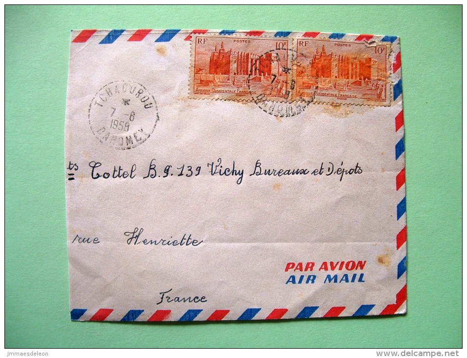 French West Africa - Dahomey - 1958 Cover To France - Djenne Mosque - Briefe U. Dokumente