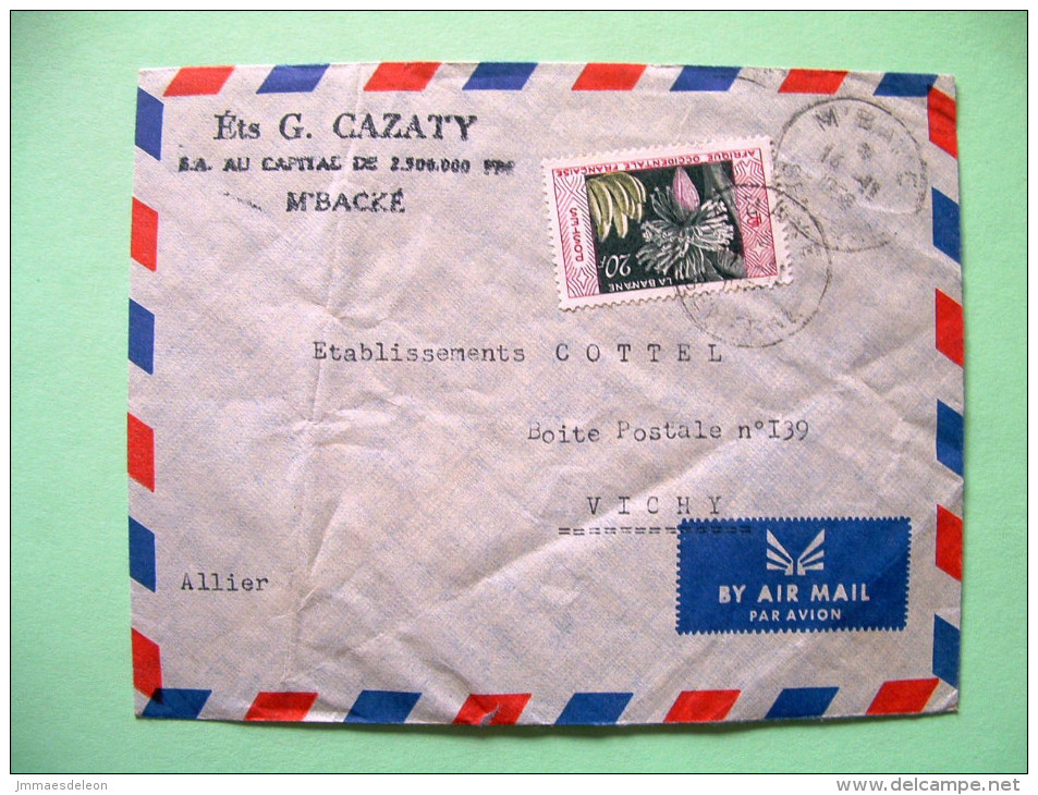 French West Africa - Senegal - 1958 Cover To France - Bananas - Cartas & Documentos