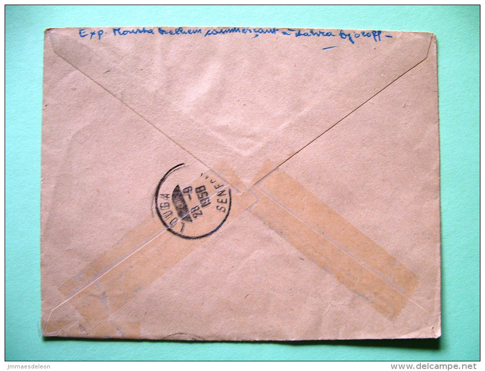 French West Africa - Senegal - 1958 Cover To France - Bananas - Lettres & Documents